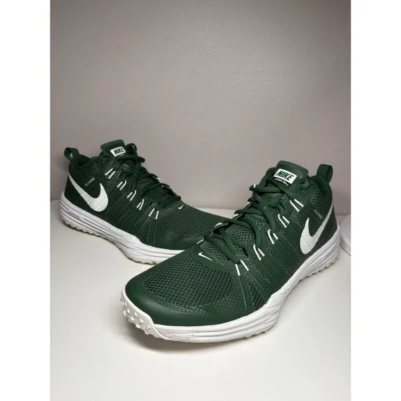 Nike Lunar TR1 LE Green White MSU Colors Men's Training Shoes Sneakers Size 12.5 - Picture 1 of 13